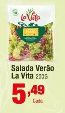 Santo Supermercados Salada Verão La Vita oferta