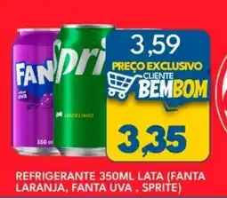 Rancho Bom Supermercados Refrigerante lata oferta