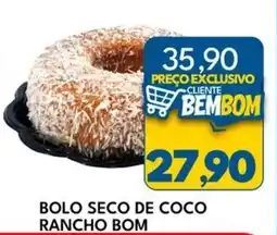 Rancho Bom Supermercados Bolo seco de coco rancho bom oferta