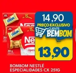 Rancho Bom Supermercados Bombom nestlé especialidades cx oferta