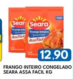 Rancho Bom Supermercados Frango inteiro congelado seara assa facil oferta