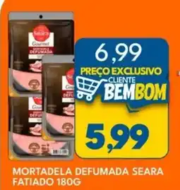 Rancho Bom Supermercados Mortadela defumada seara fatiado oferta