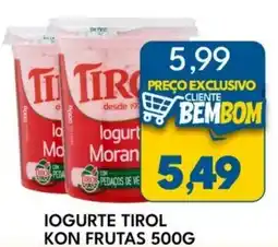 Rancho Bom Supermercados Iogurte tirol kon frutas oferta
