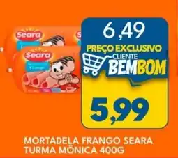 Rancho Bom Supermercados Mortadela frango seara turma mônica oferta