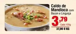 Santo Supermercados Caldo de Mandioca oferta