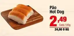 Santo Supermercados Pão Hot Dog oferta
