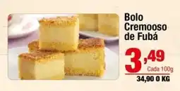 Santo Supermercados Bolo Cremooso de Fubá oferta