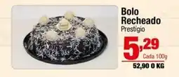Santo Supermercados Bolo Recheado Prestígio oferta