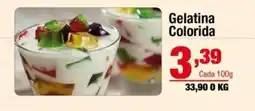 Santo Supermercados Gelatina Colorida oferta