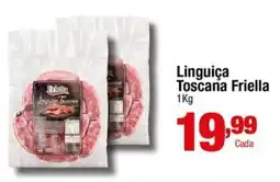 Santo Supermercados Linguiça Toscana Friella oferta