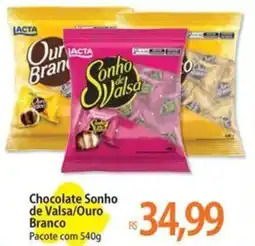 Atacadão Chocolate Sonho de Valsa/Ouro Branco Pacote oferta