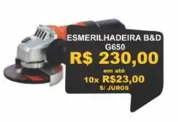 Cofesa Esmerilhadeira b&d G650 oferta
