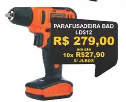Cofesa Parafusadeira b&d LDS12 oferta