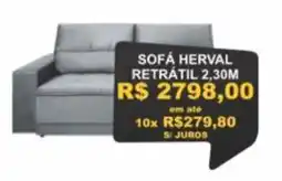 Cofesa Sofá herval retrátil 2,30m oferta