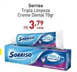 Tchê Farmácias Sorriso Tripla Limpeza Creme Dental oferta