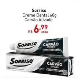 Tchê Farmácias Sorriso Creme Dental Carvão Ativado oferta