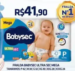 Tchê Farmácias Fralda babysec ultra sec mega oferta