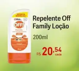 Tchê Farmácias Repelente OFF! Family Loção Family Loção oferta