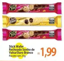 Atacadão Stick Wafer Recheado Sonho de Valsa/Ouro Branco oferta