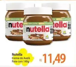 Atacadão Nutella Creme de Avelã oferta