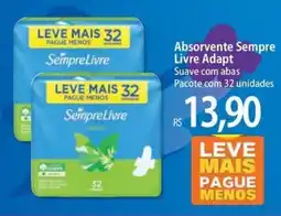 Atacadão Absorvente Sempre Livre Adapt oferta