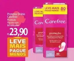 Atacadão Protetor Diário Carefree oferta
