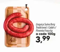Asun Linguiça Suína Berg Tradicional/Calab c/ Pimenta Fraca oferta
