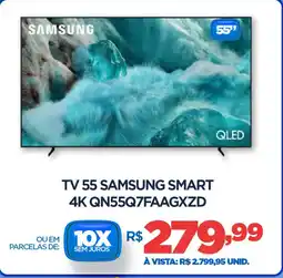 DB Supermercados Tv 55 samsung smart 4K QN55Q7FAAGXZD oferta