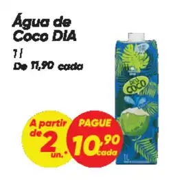 Dia Água de Coco DIA oferta