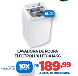DB Supermercados Lavadora de roupa electrolux led14 oferta
