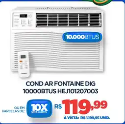 DB Supermercados Cond ar fontaine dig 10000BTUS HEJ101207003 oferta