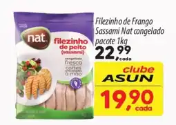 Asun Filezinho de Frango Sassami Nat congelado pacote oferta