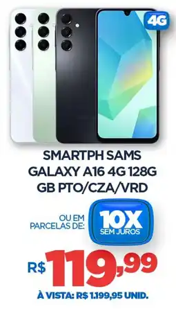 DB Supermercados Smartph sams galaxy A16 4G 128g GB pto/cza/vrd oferta
