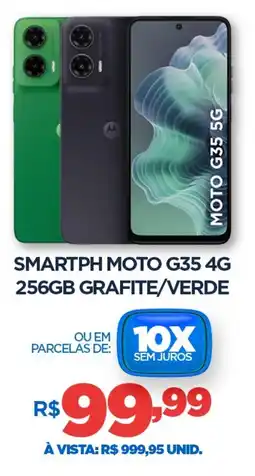 DB Supermercados Smartph moto g35 4g 256GB GRAFITE/VERDE oferta