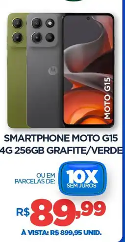 DB Supermercados Smartphone moto g15 4G 256GB GRAFITE/VERDE oferta