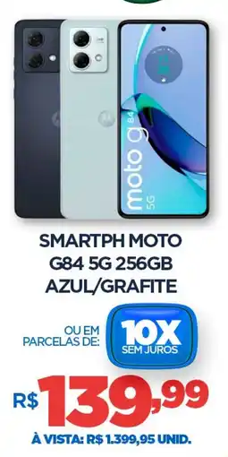 DB Supermercados Smartph moto g84 5g 256gb azul/grafite oferta