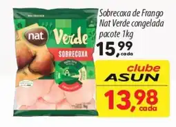 Asun Sobrecoxa de Frango Nat Verde congelada pacote oferta