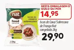 Asun Iscas de Coxa/Sobrecoxa de Frango Nat congelada oferta