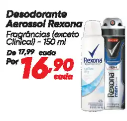 Dia Desodorante Aerossol Rexona oferta