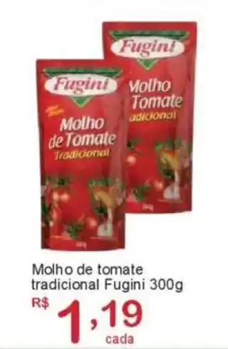 Giga Atacado Molho de tomate tradicional Fugini oferta