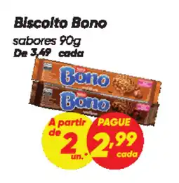 Dia Biscoito Bono sabores oferta