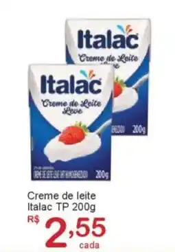 Giga Atacado Creme de leite Italac TP oferta