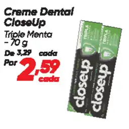 Dia Creme Dental CloseUp Triple Menta oferta