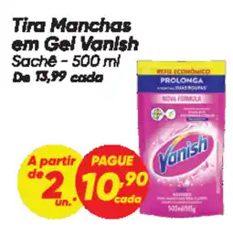 Dia Tira Manchas em Gel Vanish Sache oferta