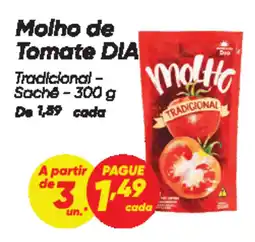 Dia Molho de Tomate DIA oferta