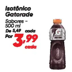 Dia Isotônico Gatorade oferta