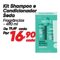 Dia Kit Shampoo e Condicionador Seda Fragrâncias oferta