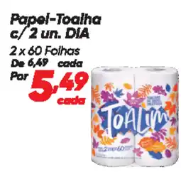Dia Papel-Toalha oferta