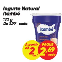 Dia logurte Natural Itambé oferta