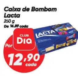 Dia Caixa de Bombom Lacta oferta